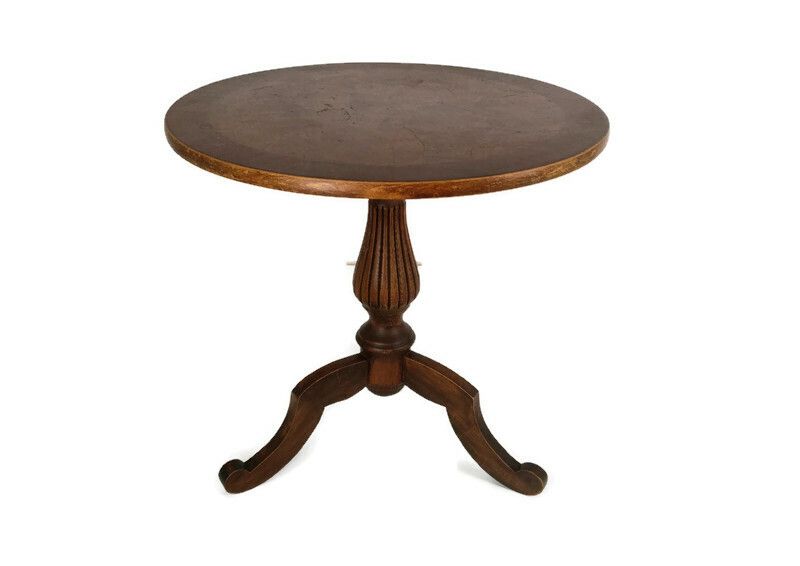 Vintage Wood Wooden Side Table Occasional Wine Table Plant Stand Bonsai Table Ba