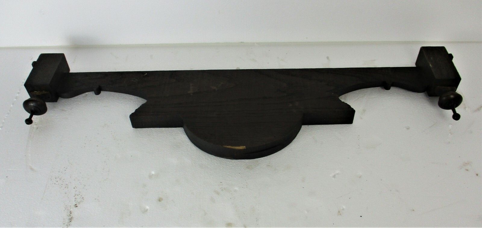 photo for sale Hand Carved Wood French Pediment Flowers Heart Ornate Over Door Architectural