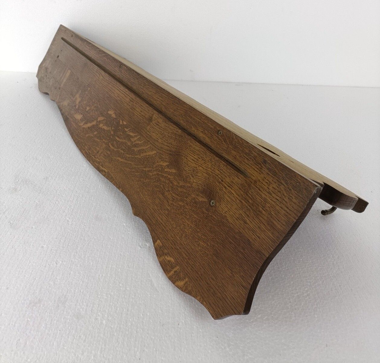 photo furniture Xl Hand Carved Wood French Oak Coat Hat Kitchen Hallway Rack Antique Gorgeous St