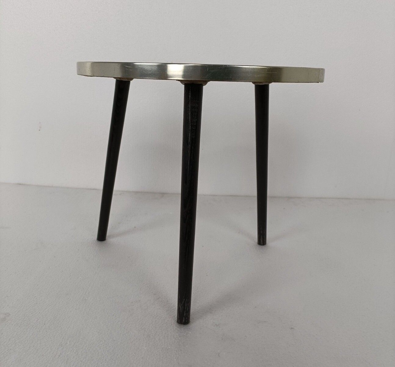 Retro Vintage Tripod Coffee Side Wine Table Mid Century Space Age Rockabilly Bro photo Furniture