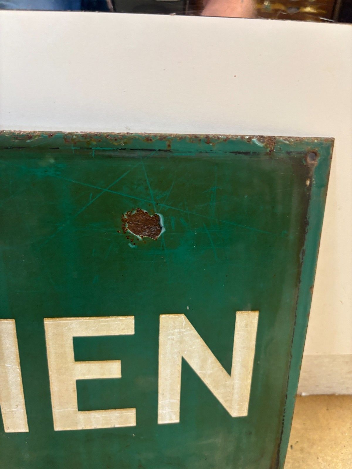 Antique Victoria Railway Gentlemen Enamel Sign By Mcclean & Co Ltd, London photo buy