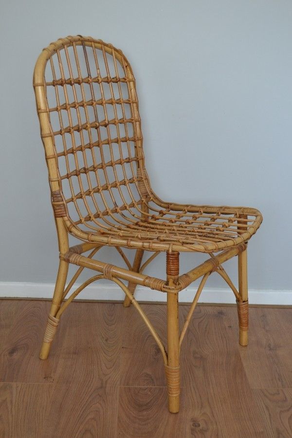1960s Bamboo Bedroom Chair
