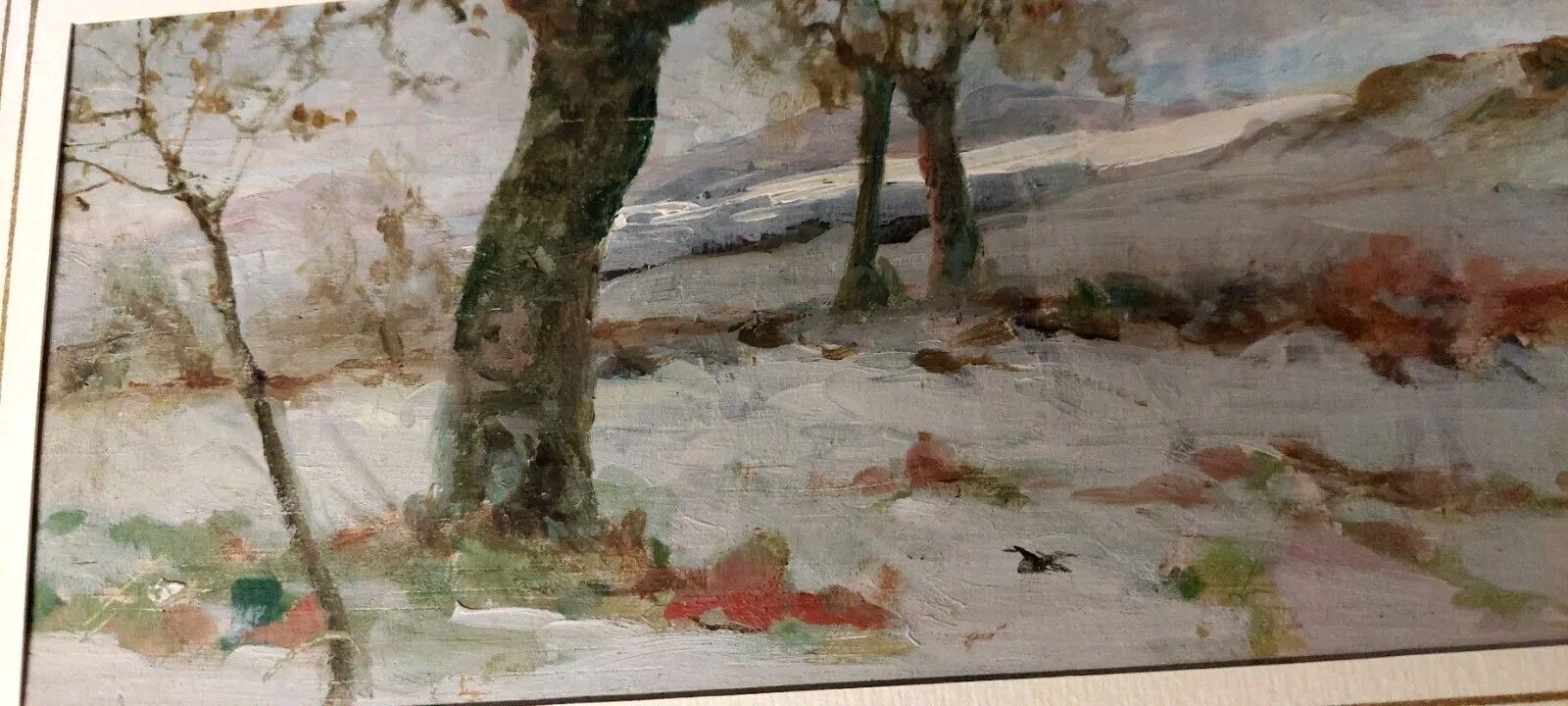 Painting Landscape Oil On Panel Early 900 Italy Antique Painting photo vintage