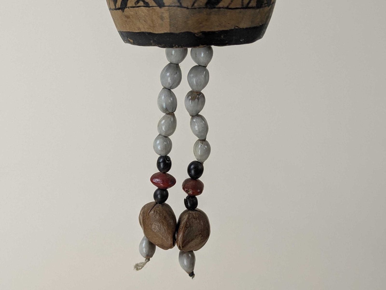 photo furniture Authentic Tribal Art Doll Handcrafted Gourd Seed Nut Organic Materials Indigenous Folk Art Collectible