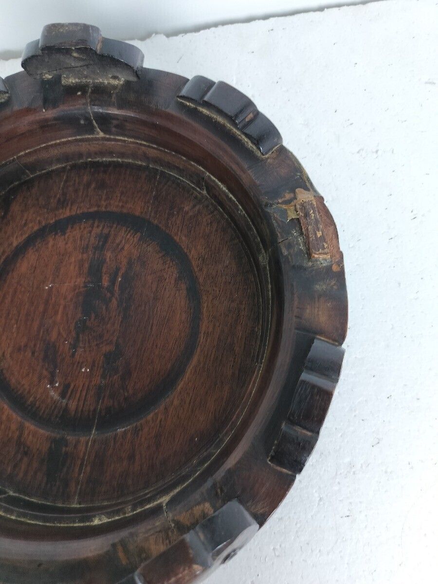 Pedestal Stand For Planter Large Flower Jardiniere Or Vase Chinese Wood Display photo vinterior