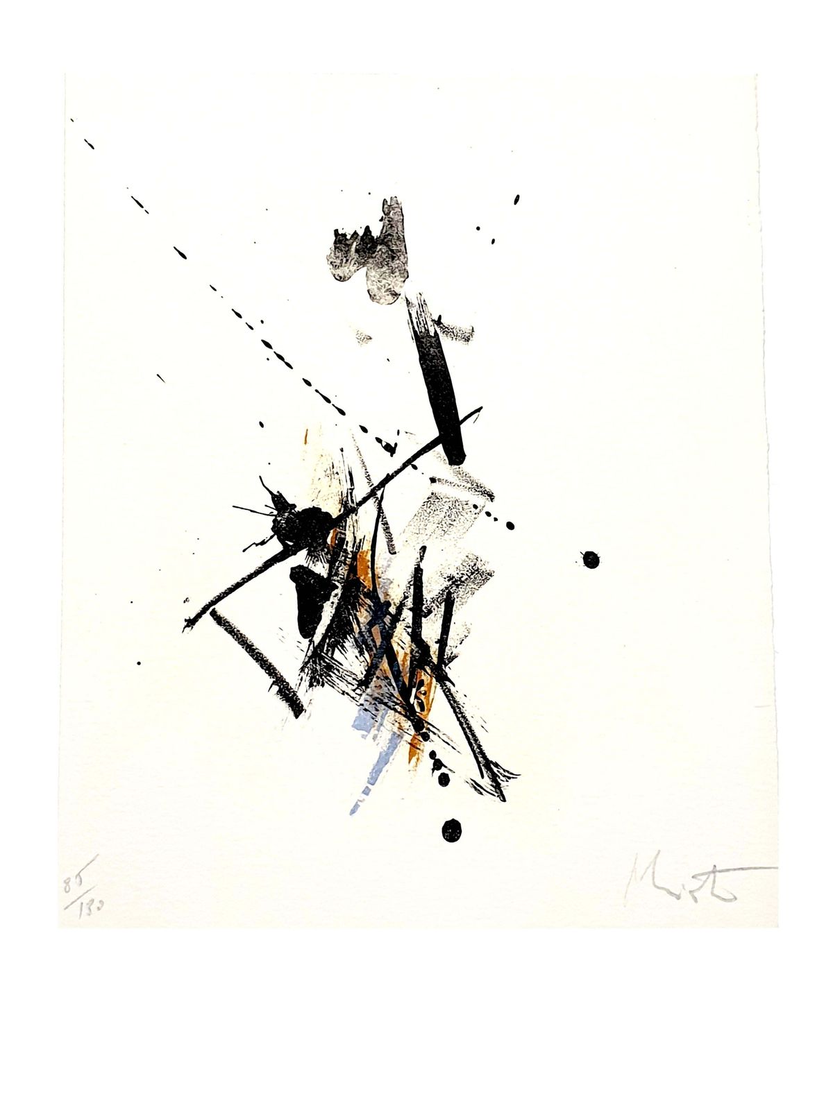 Jean Miottejean Miotte   Abstract Composition   Original Signed Lithograph1972 photo for sale