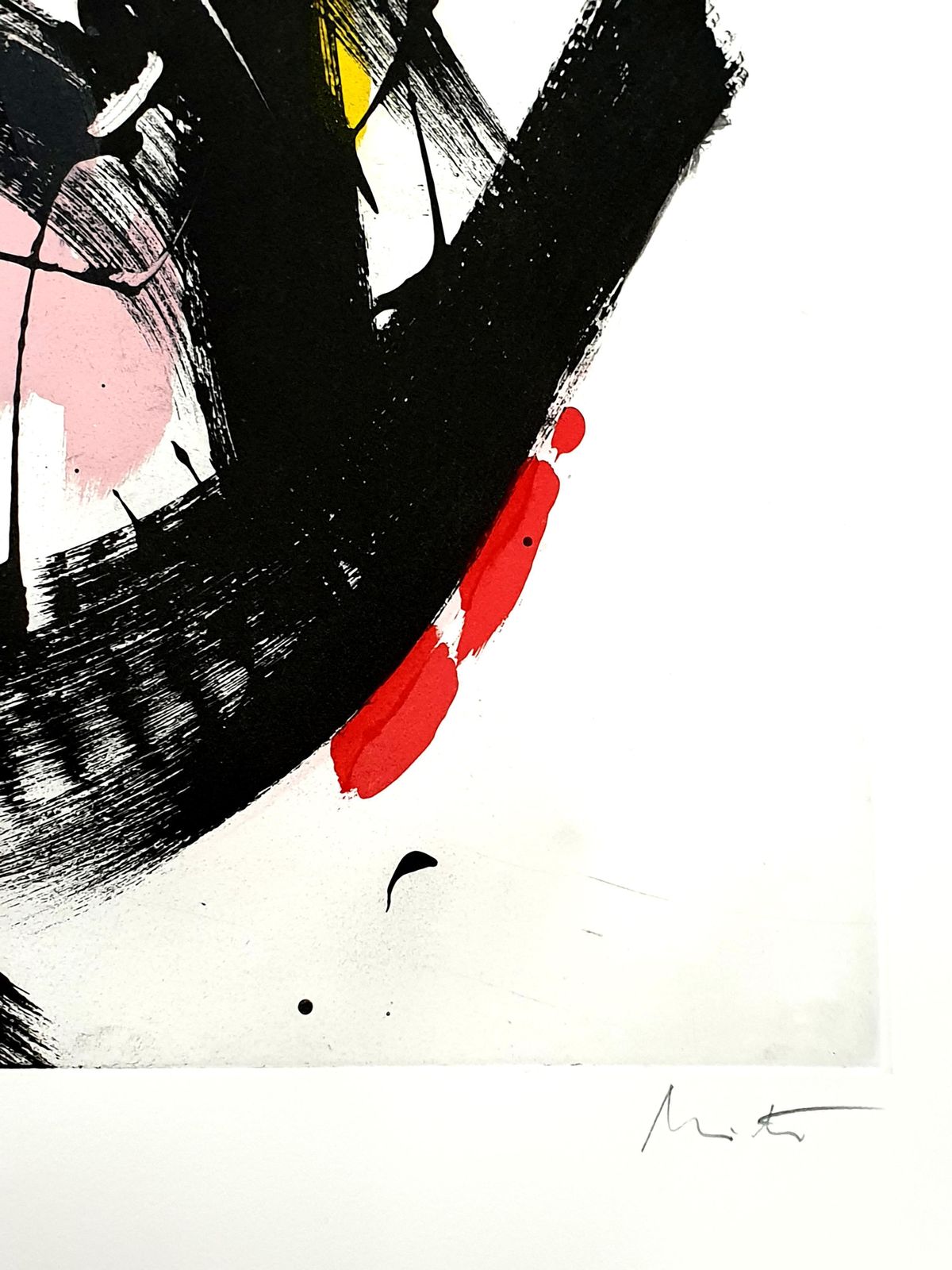 Jean Miottejean Miotte   Abstract Composition   Original Signed Lithograph1990 photo vinterior