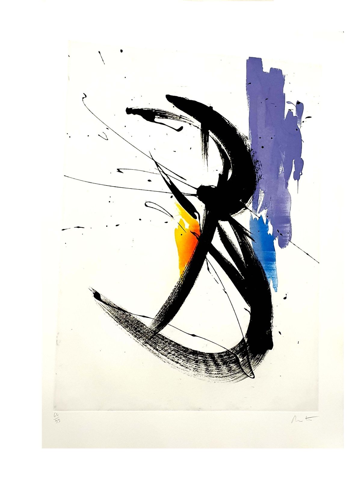 Jean Miottejean Miotte   Abstract Composition   Original Signed Lithograph1990 photo furniture