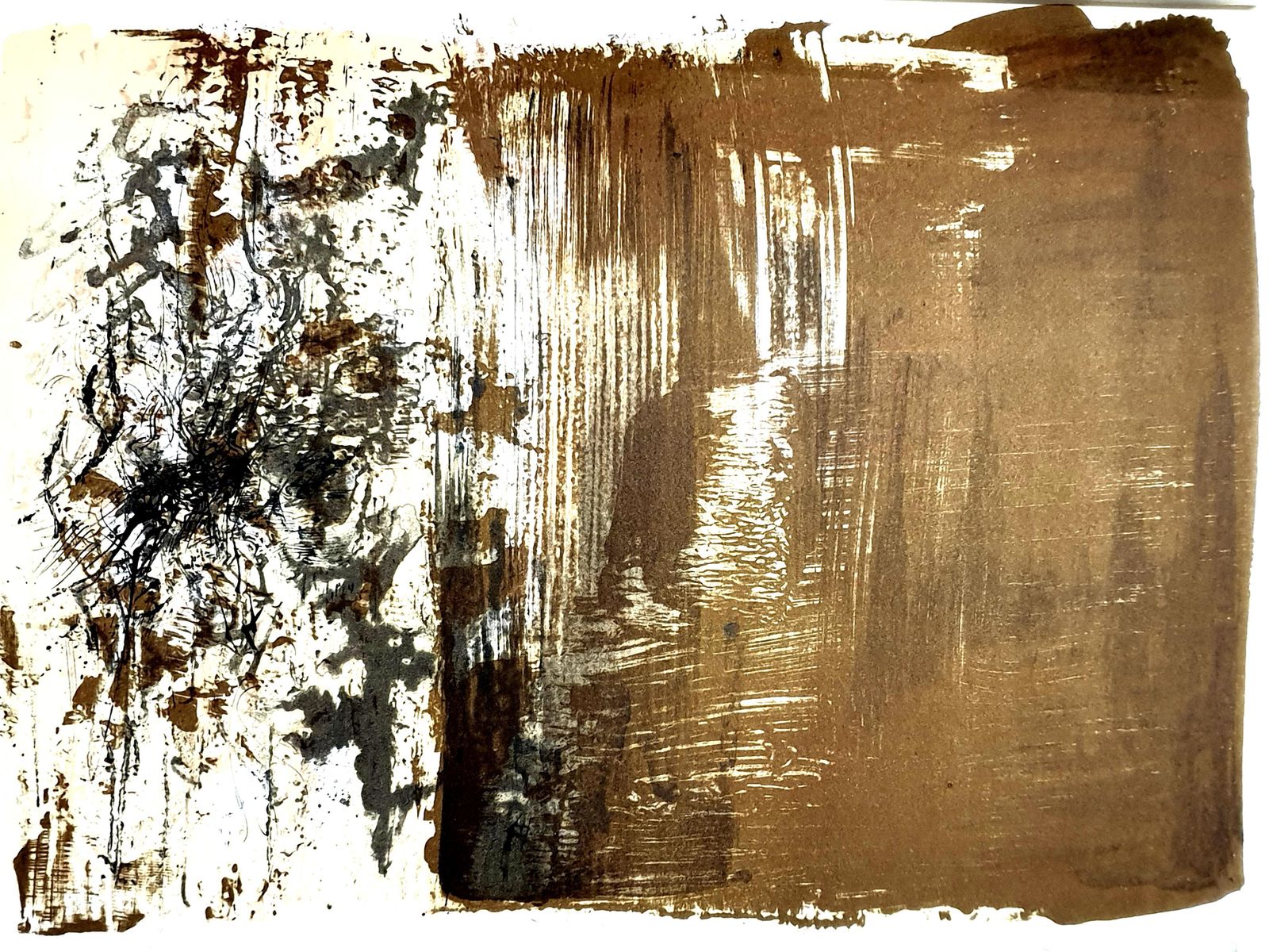 Zao Wou Kizao Wou Ki   Original Lithograph   Abstract Composition1962 photo for sale