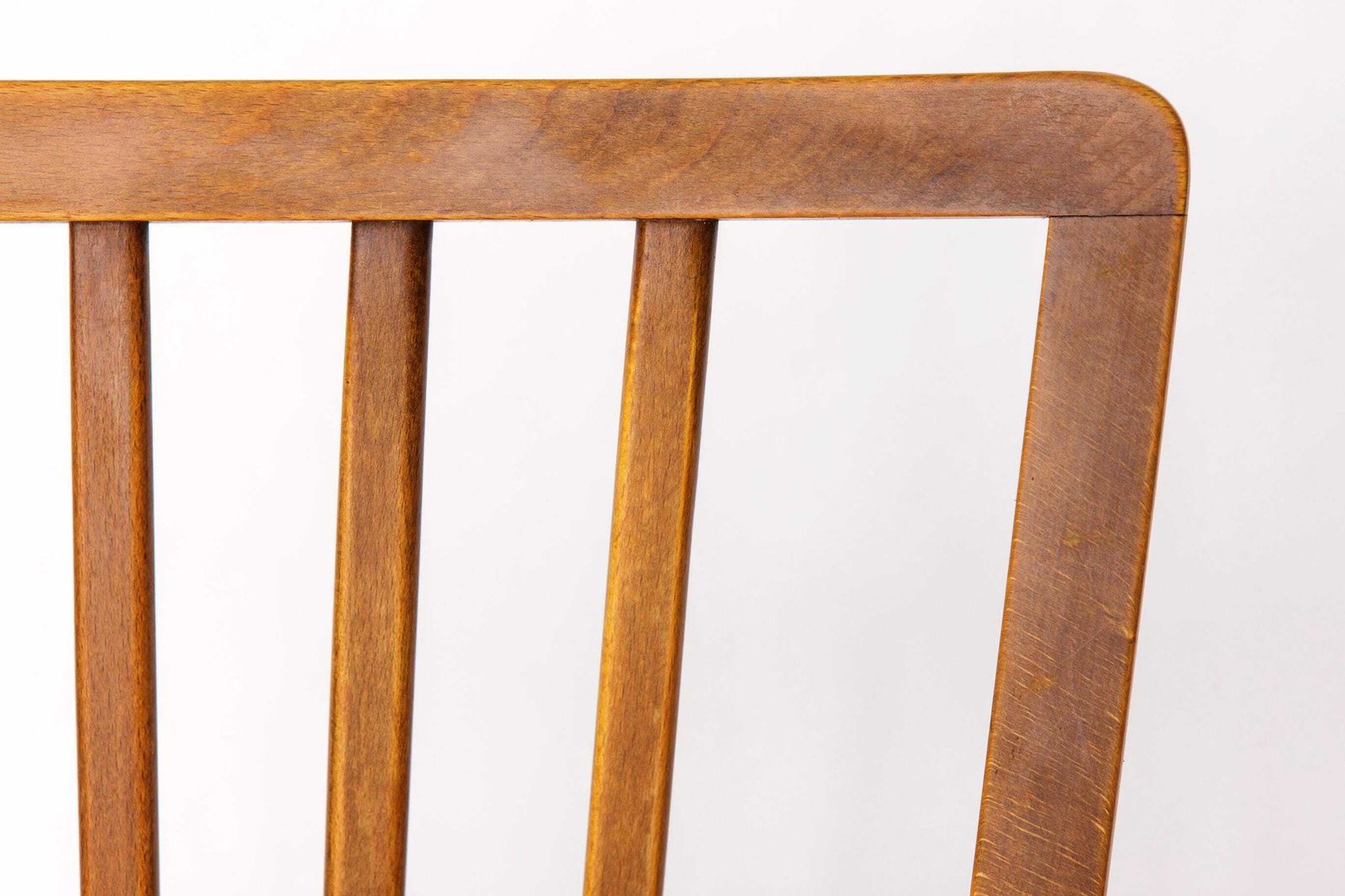 Vintage German Chair – 1950s Beech Wood – Magenta Upholstery – Mid Century Modern photo Furniture