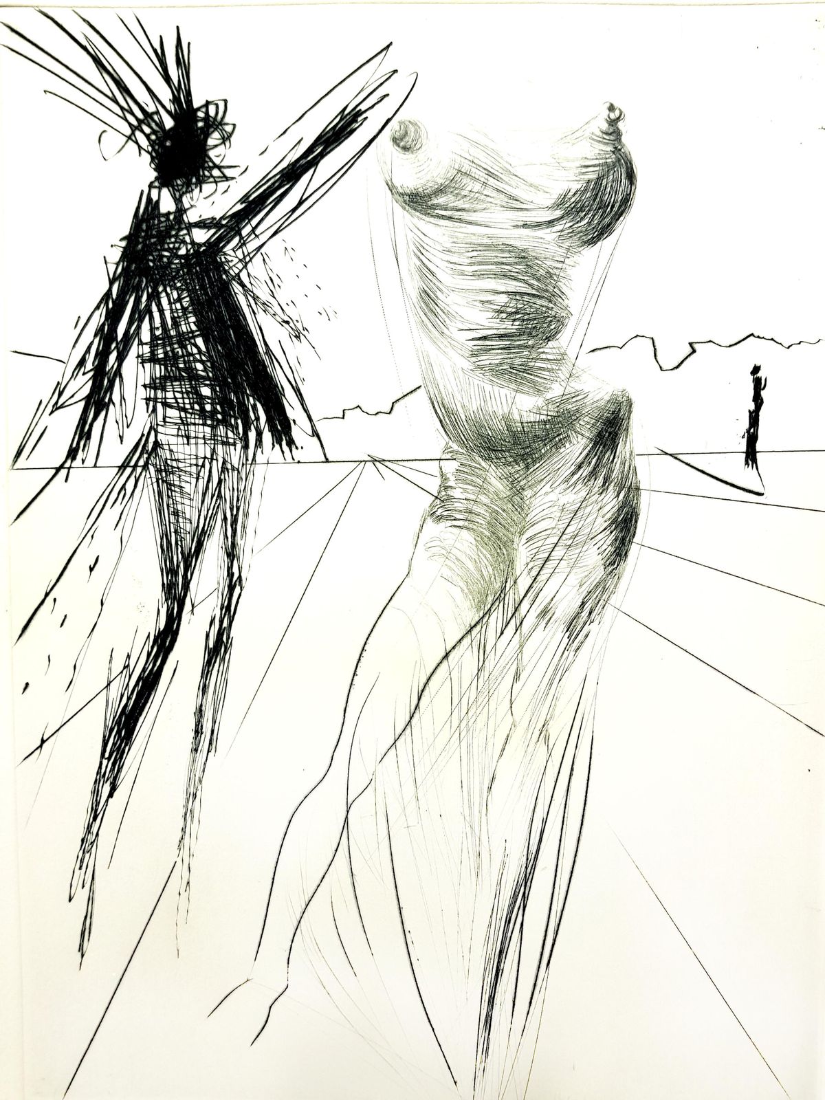 Salvador Dalí­Salvador Dali   Sator From "Faust"1969 photo furniture