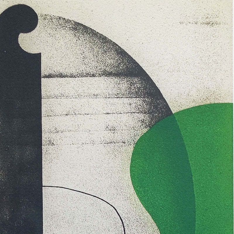 1970s  Astonishing Man Ray "Aerograph" Limited Edition Lithograph photo Art