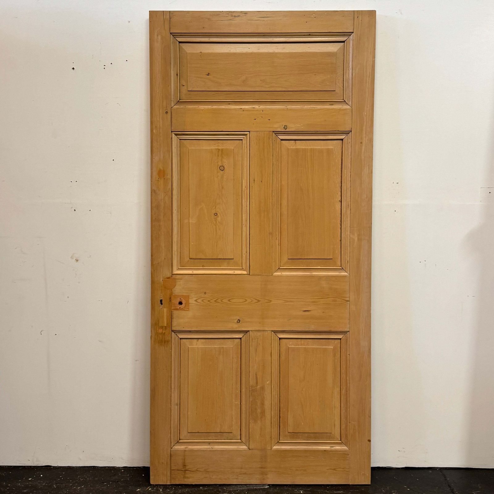 Antique Five Panel Door 203.5cm X 96cm photo 375.0