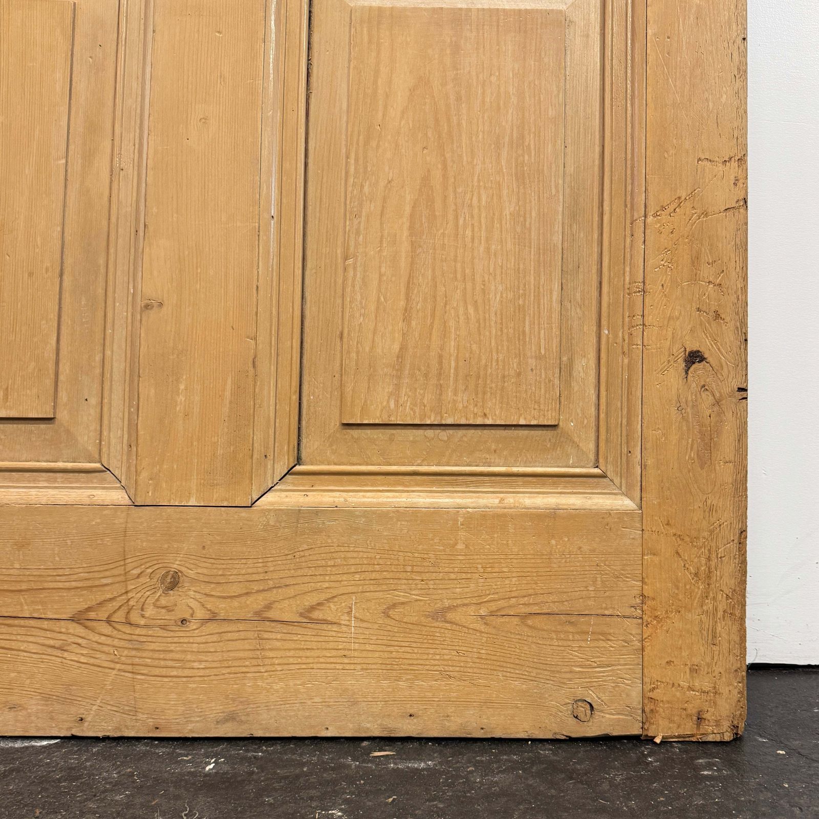 Antique Five Panel Door 209cm X 95.5cm photo 375.0