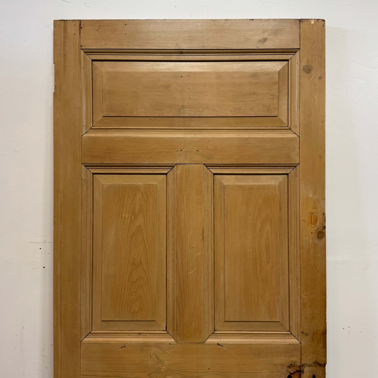 Antique Five Panel Door 209cm X 95.5cm photo vintage