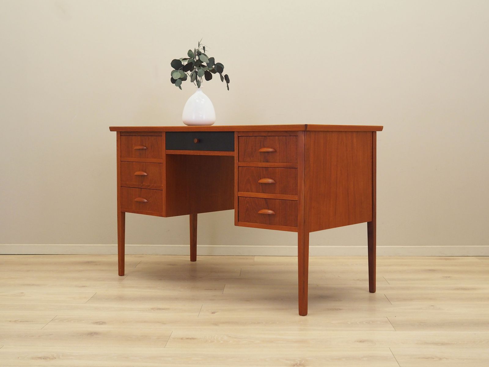 Teak Desk, Danish Design, 1970s, Production: Denmark photo for sale
