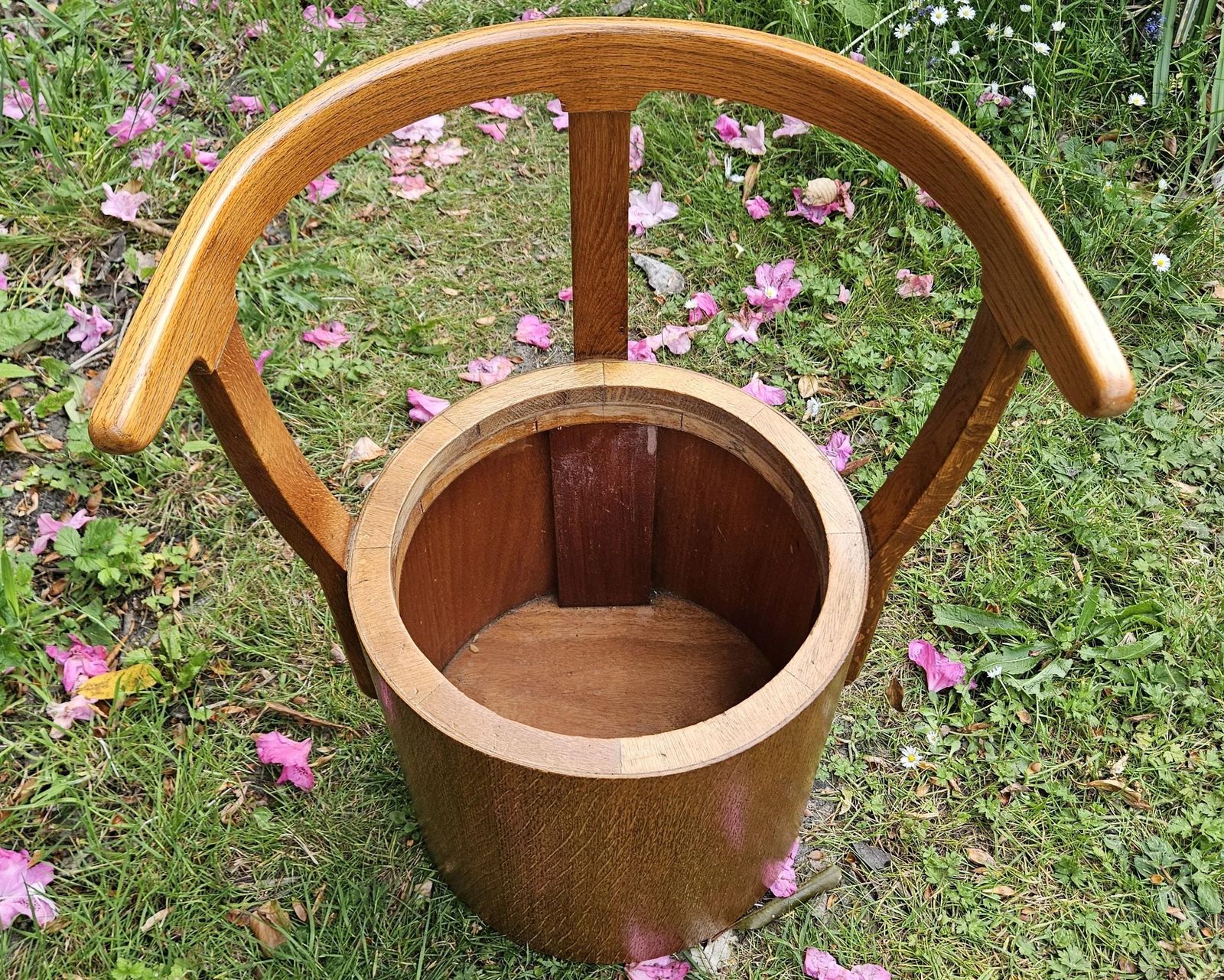 photo for sale Art Deco Drum Bedroom Chair, 1920s