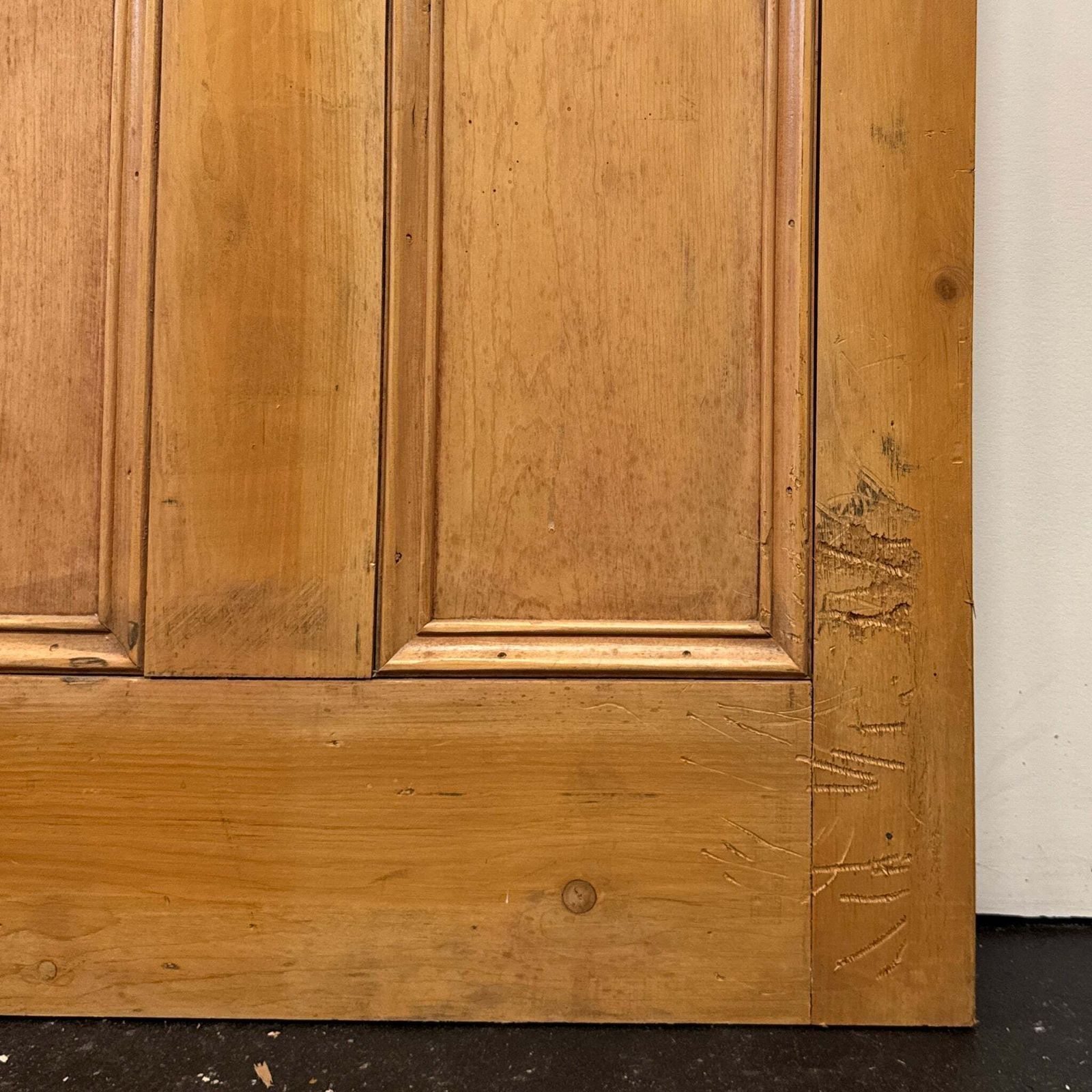 Antique 4 Panel Door 197cm X 75cm photo buy