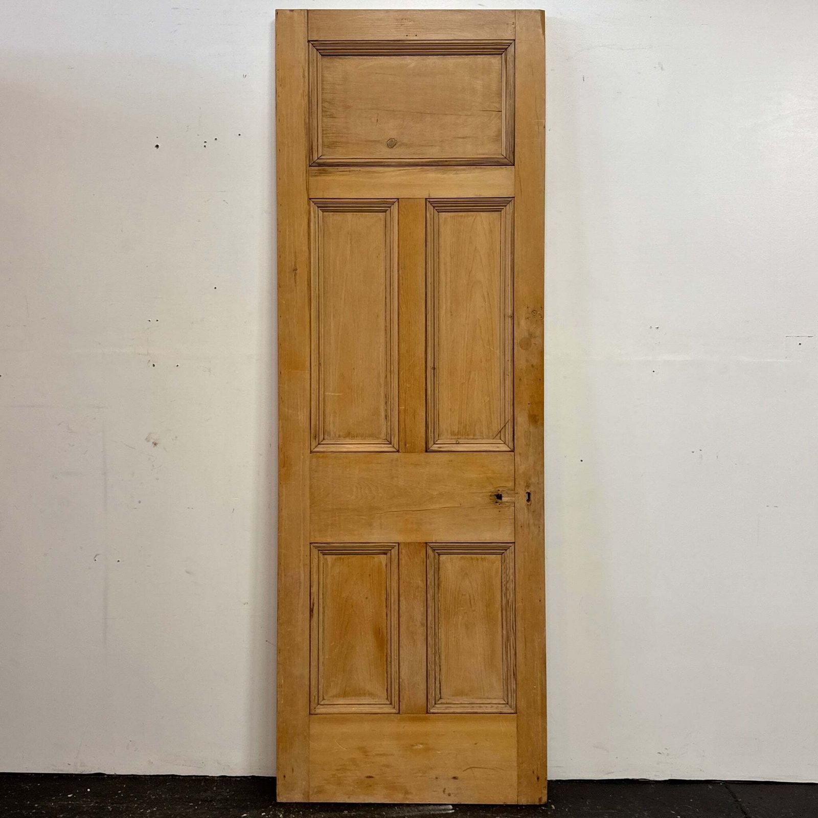 Antique 5 Panel Door 217.5cm X 74cm photo furniture