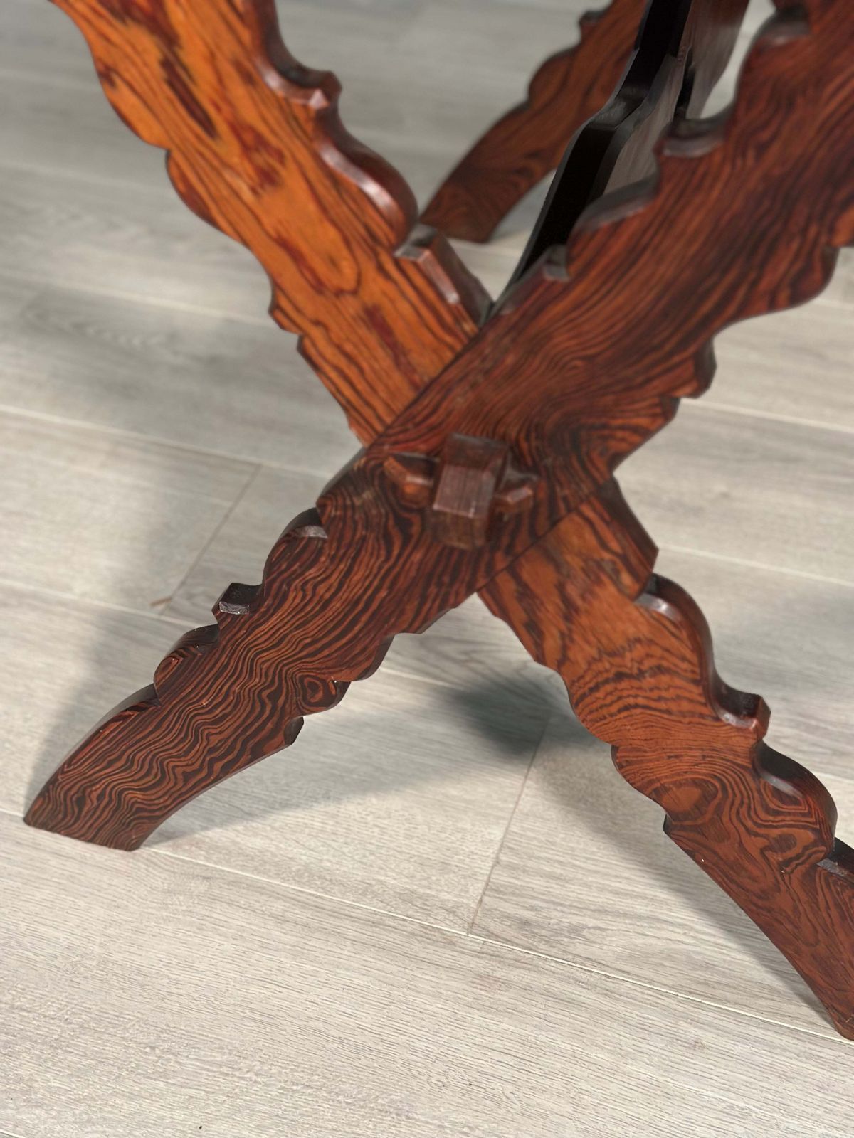 photo for sale Ecclesiastical Pitch Pine Writing Table C.1910