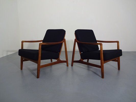 Teak And Oak Chair By Tove & Edvard Kindt Larsen For France & Daverkosen, 1950s photo Furniture