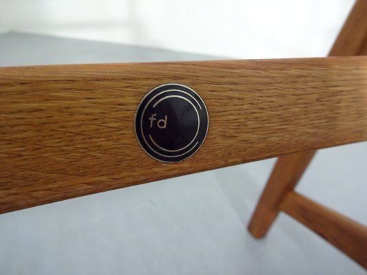 Teak And Oak Chair By Tove & Edvard Kindt Larsen For France & Daverkosen, 1950s photo vintage