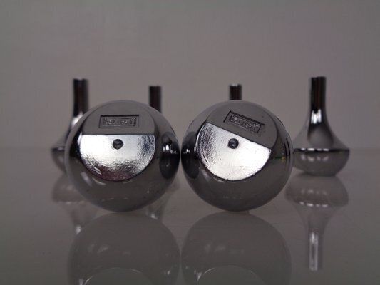 Chrome Plated Candleholders By Quist, Germany, 1960s, Set Of 6 photo buy