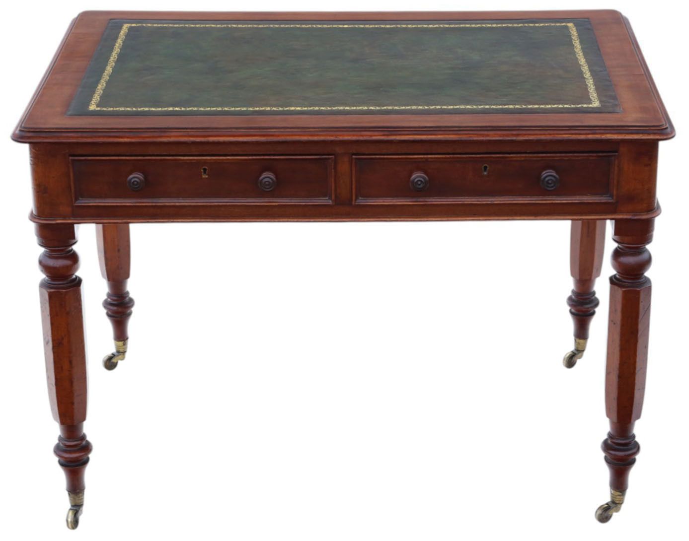 Antique 19th Century Mahogany Writing Desk – Fine Quality Dressing Or Side Table photo furniture