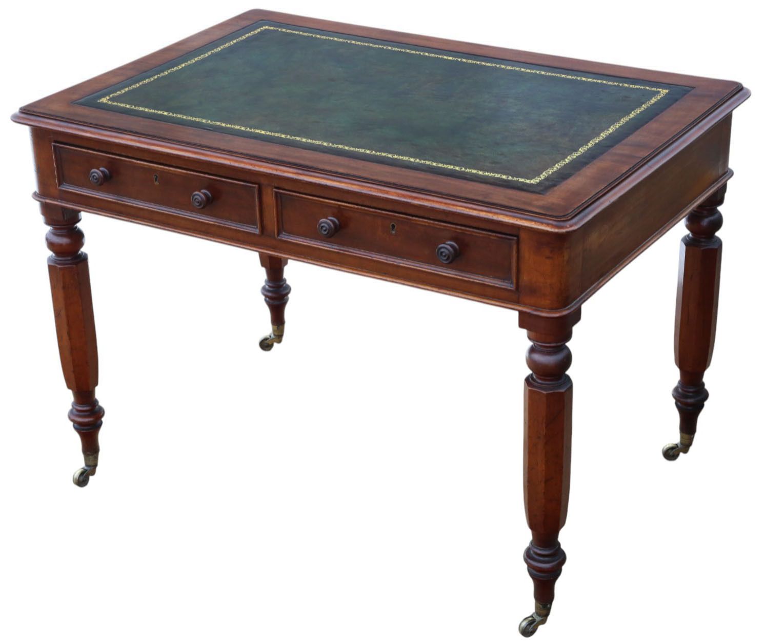 Antique 19th Century Mahogany Writing Desk – Fine Quality Dressing Or Side Table photo 1995.0