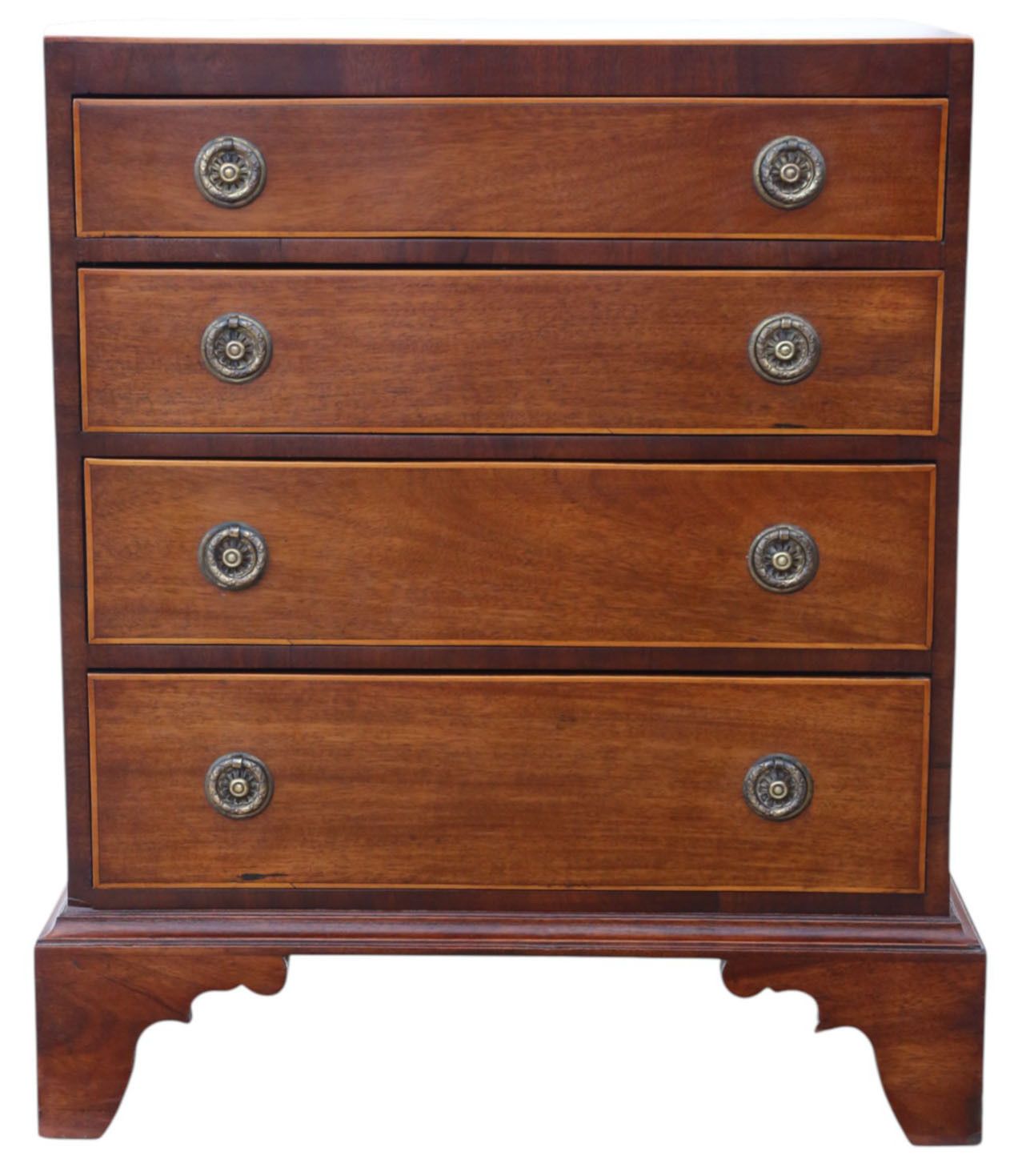 Fine Quality Antique Georgian Revival Mahogany Chest Of Drawers, C.1900 – Caddy Top photo furniture