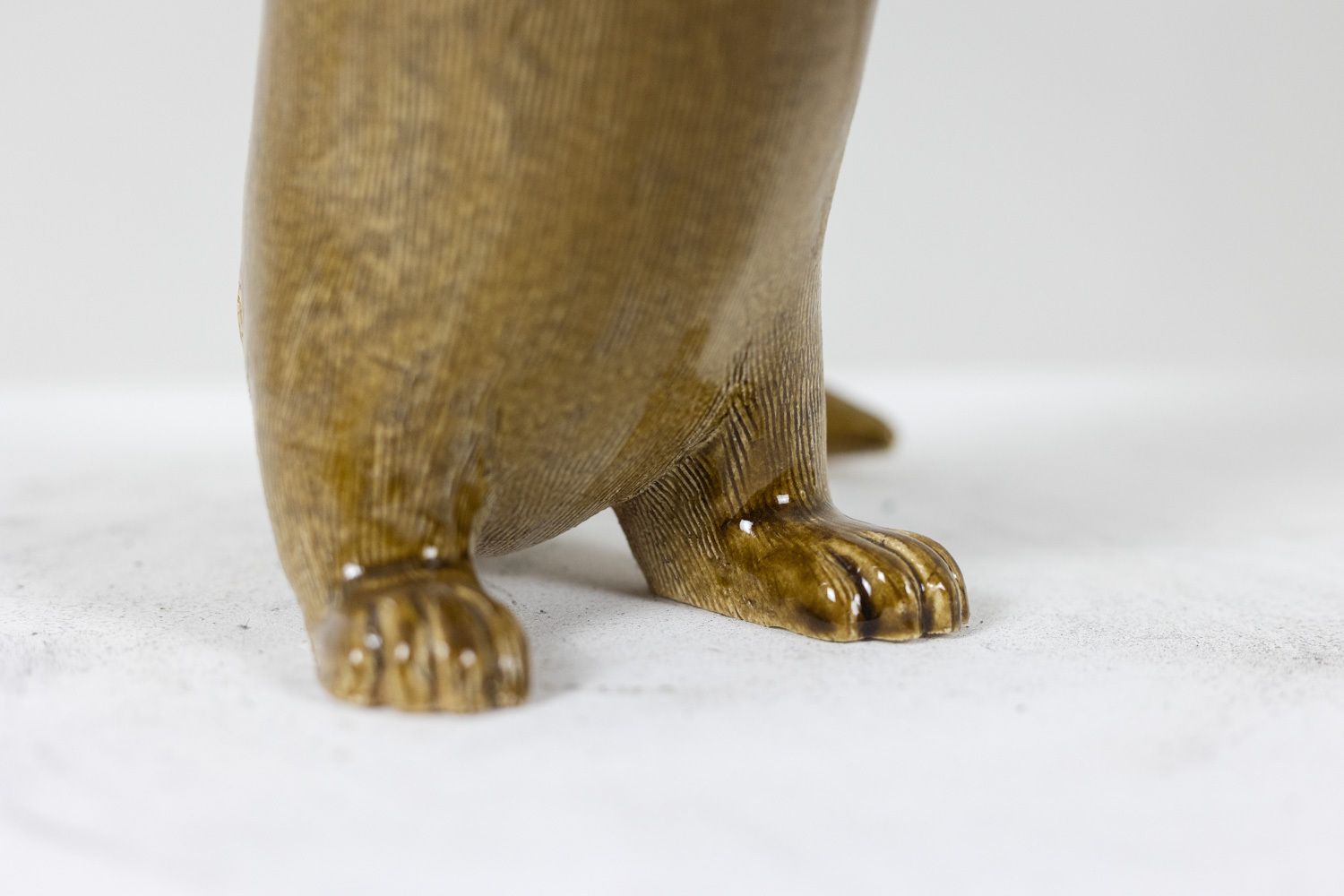 Valérie Courtet, Otter In Chamotte And Glazed Stoneware. Contemporary Work photo buy