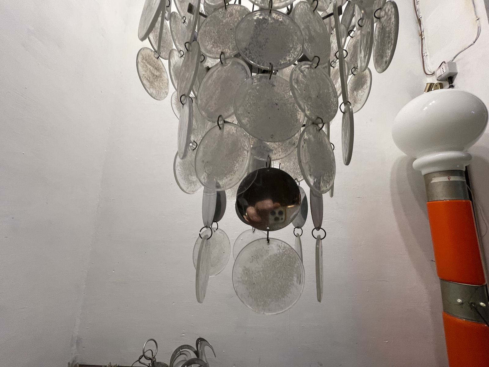 photo vintage Iconic Nason “Mille Luna” Murano Glass Chandelier, Italy, 1960s