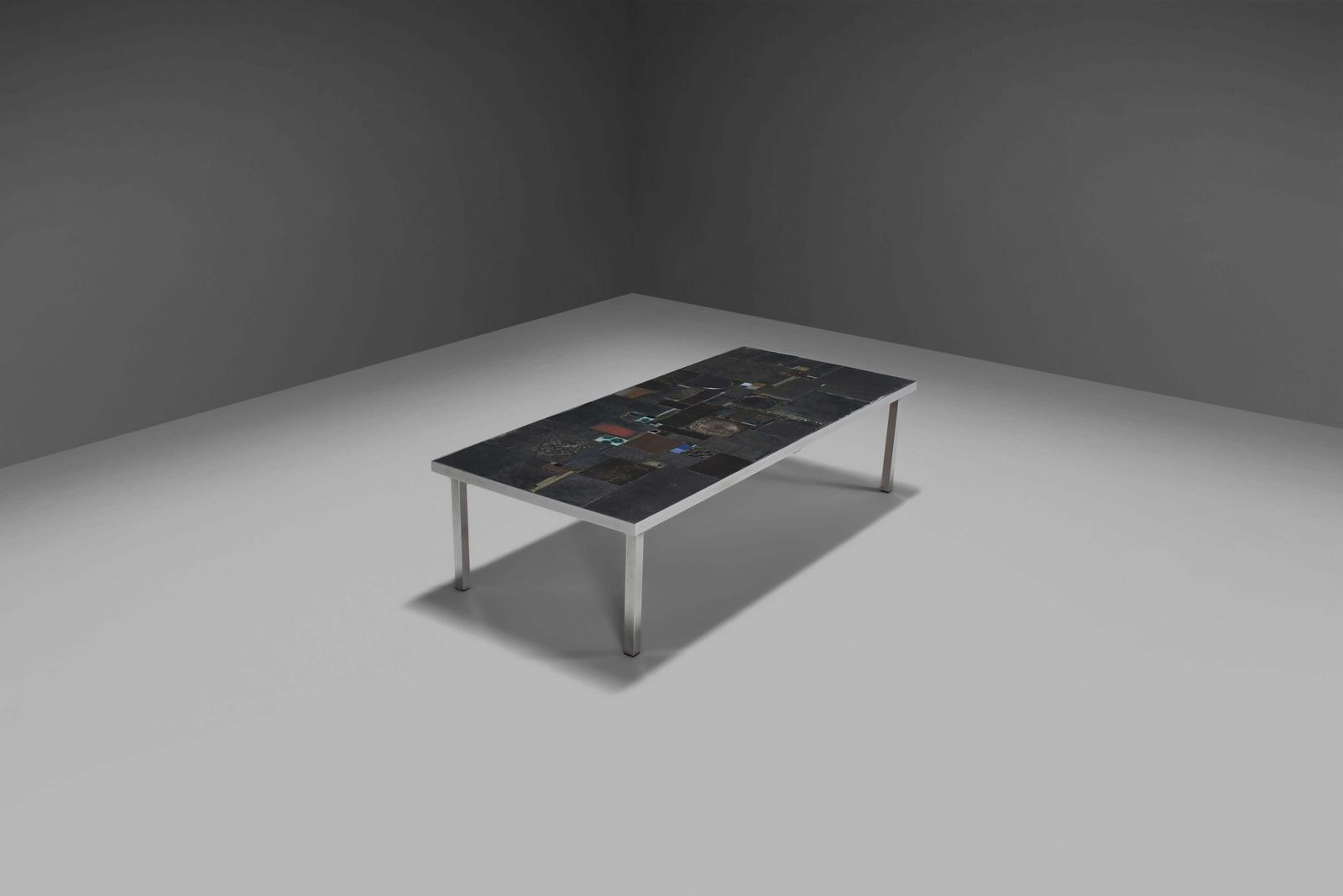 Impressive Brutalist Mosaic Coffee Table By Pia Manu For Amphora, 1960s photo furniture