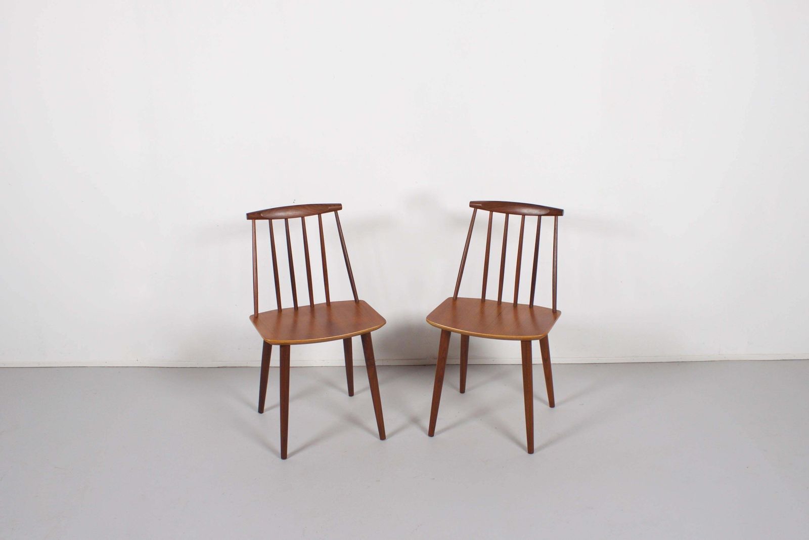 Pair Of Teak Folke Palsson J77 Chairs For Fdb Møbelfabrik photo 1377.0