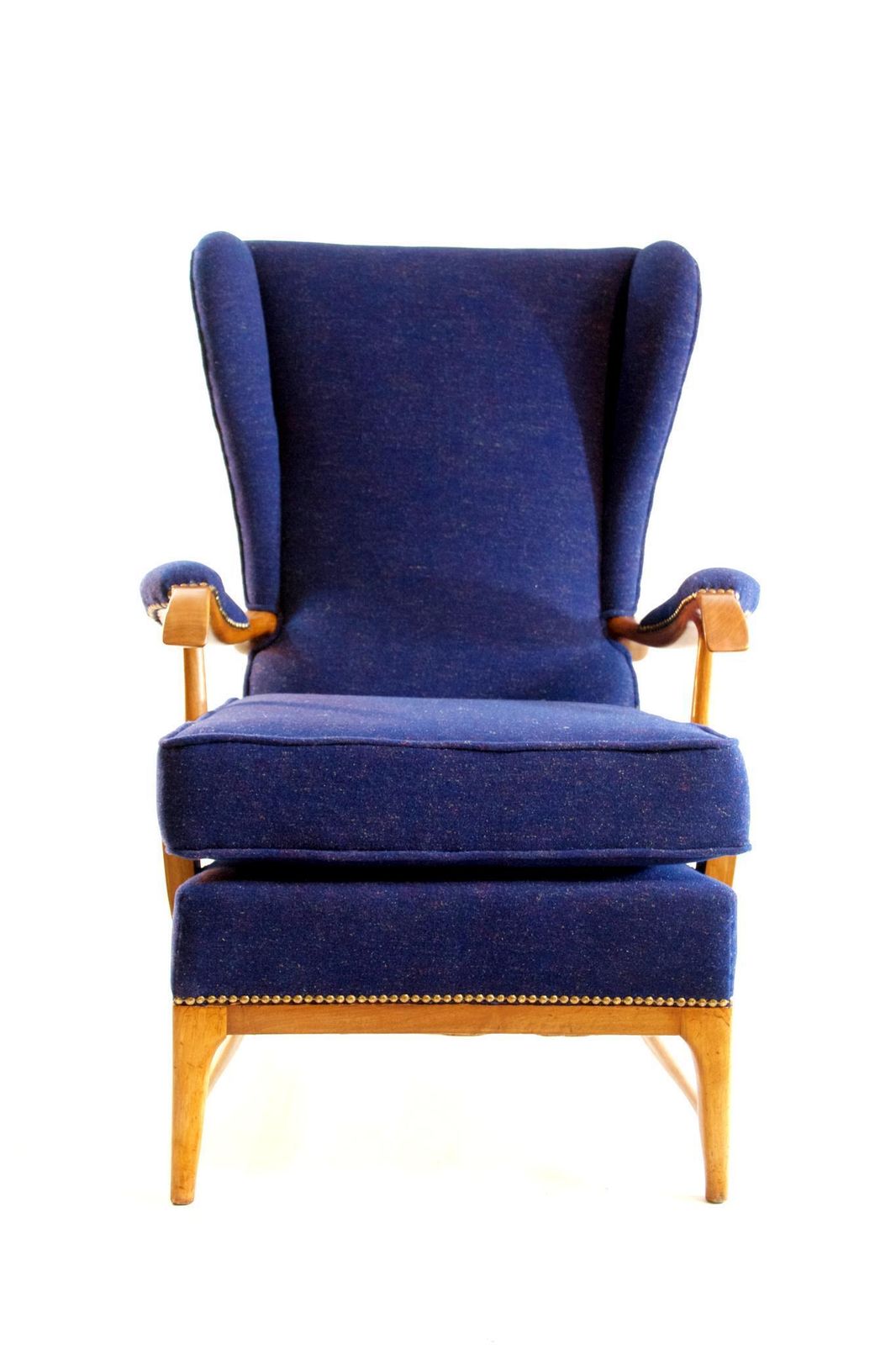 Midcentury Pair Of Armchairs In Walnut By Paolo Buffa For Framar Made In Italy photo vinterior