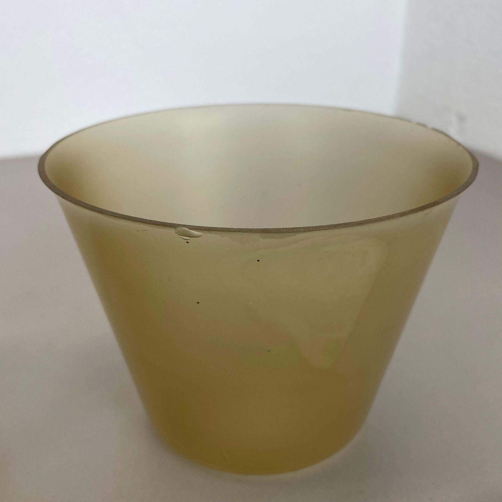 photo buy Rare Minimalist Brass And Glass Theatre Wall Light In Stilnovo Style Italy 1920s