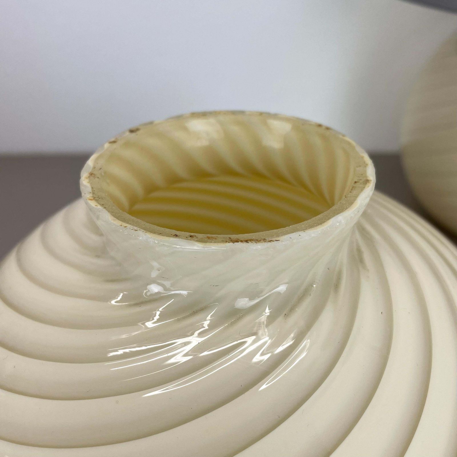 photo buy Set Of 2 Ball "Swirl" Murano Glass Table Light By Vetri Murano, Italy, 1970s