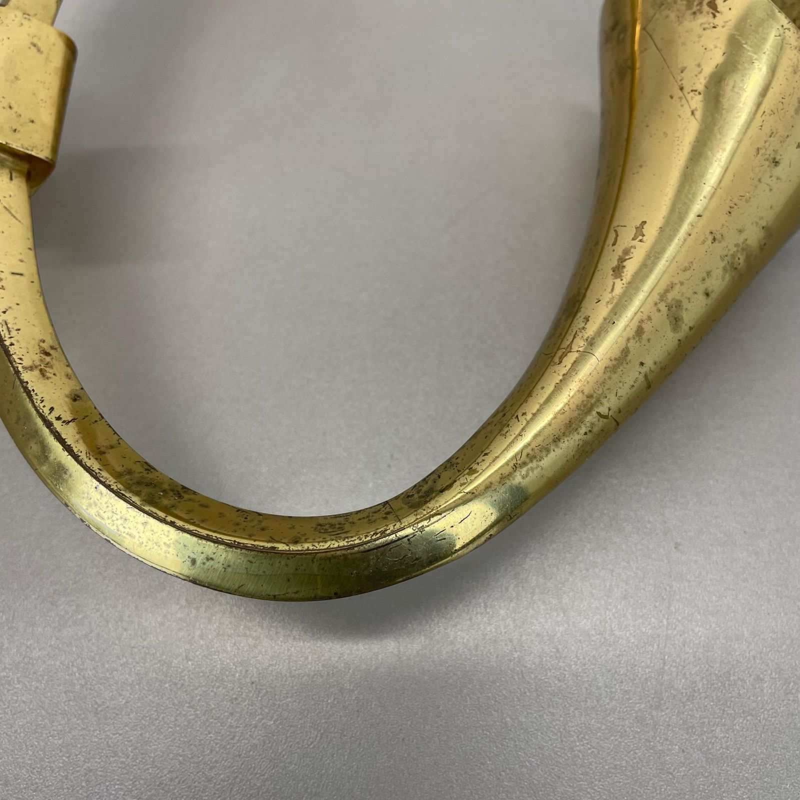 photo vinterior Rare Minimalist 41cm Brass Stilnovo Style Theatre Wall Light Sconce, Italy 1950s