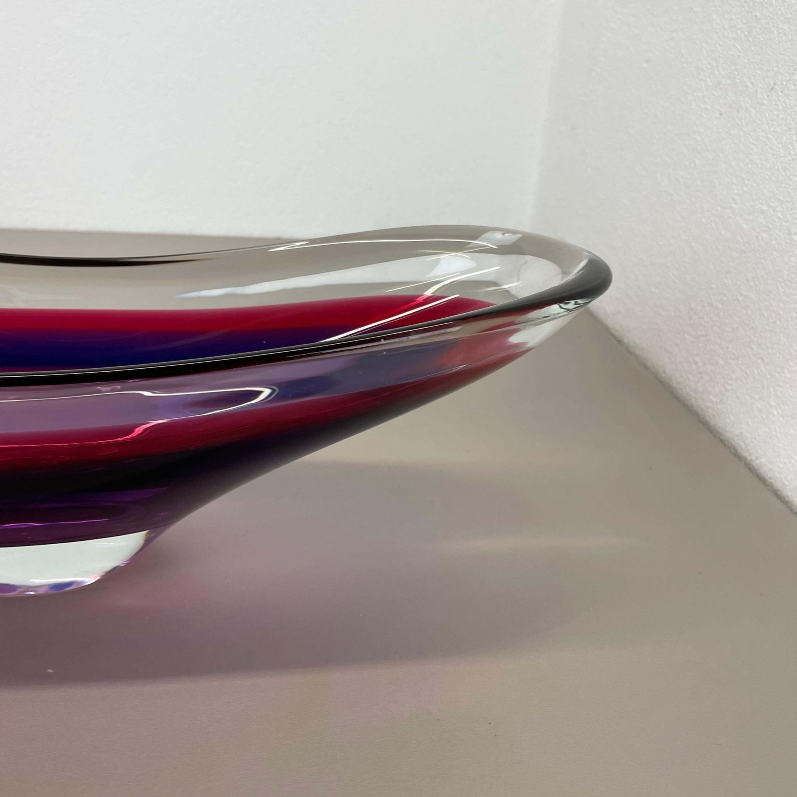 Xl 43cm Murano Glass Centerpiece By Flavio Poli Attrib., Murano, Italy, 1970s photo buy
