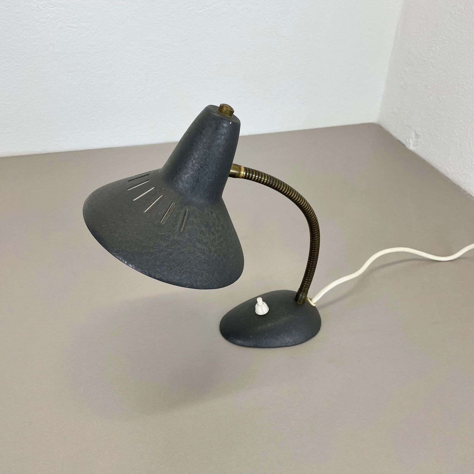 Original Hollywood Regency Stilnovo Style Brass Sputnik Table Light, Italy 1950s photo for sale