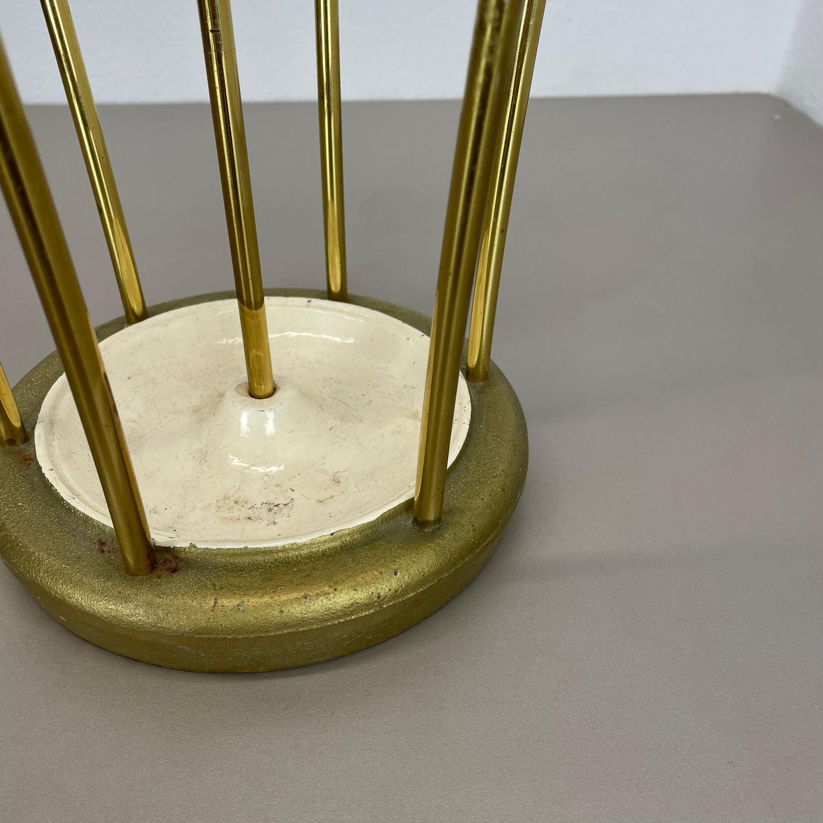Large 62cm Midcentury Mategot Style Hollywood Regency Umbrella Stand France 1950 photo 531.0