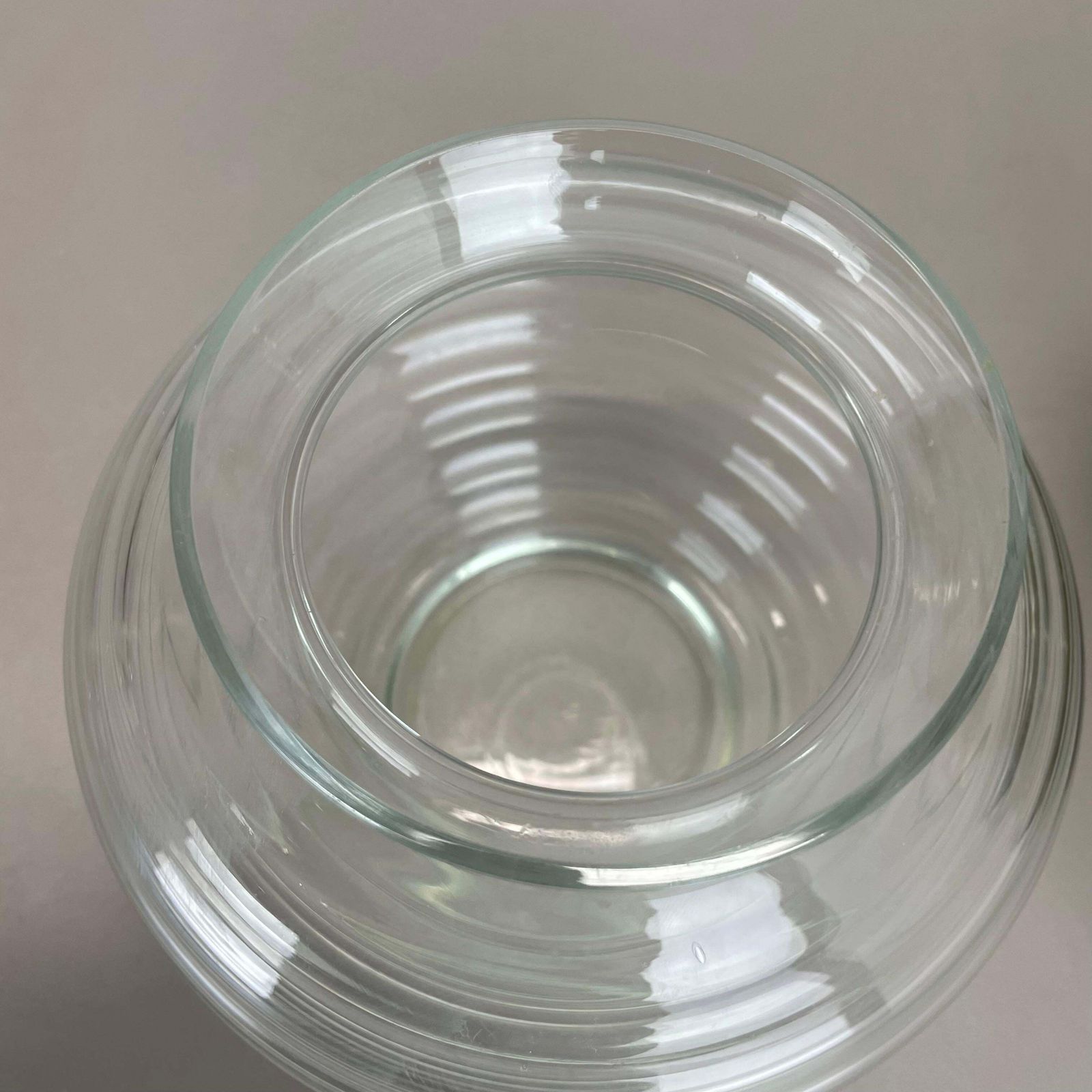 photo furniture Set Of 2 Glass Vase By Richard Lauke For Vlg Weisswasser, Germany, 1960s