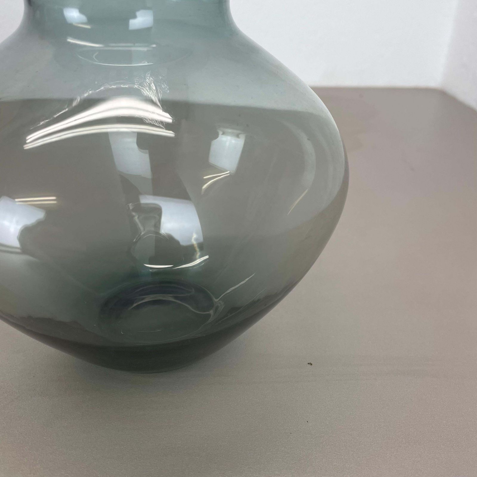 487.0 Set Of Two Heart Vases Turmaline By Wilhelm Wagenfeld For Wmf Germany, 1960s photo