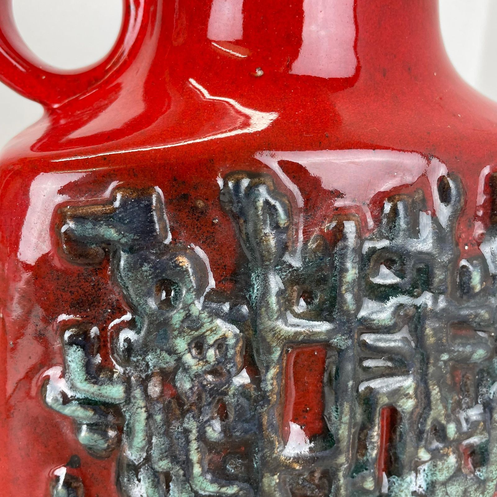Large Ceramic Brutalist Vase Fat Lava By Walter Gerhards, Germany, 1970s photo buy