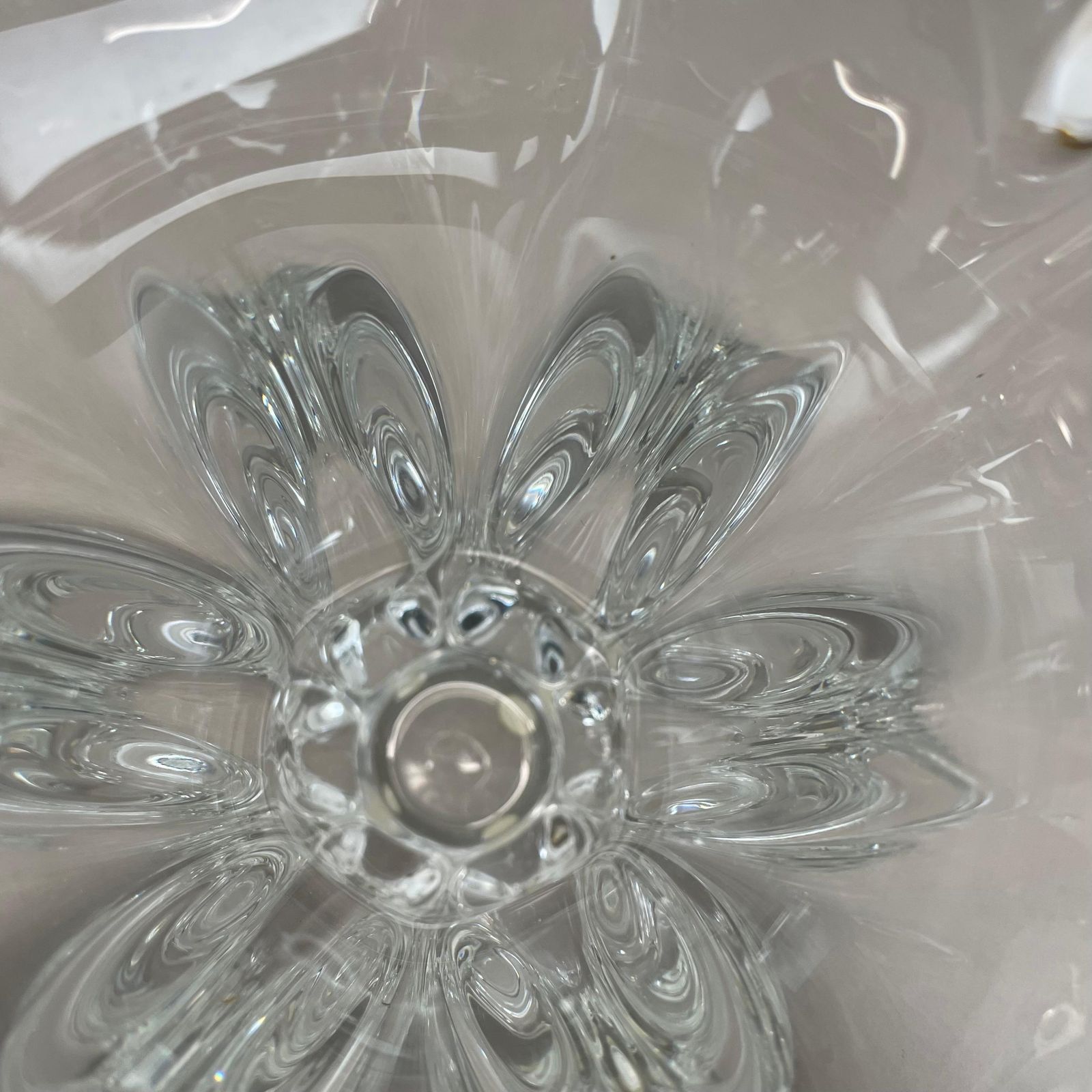 photo vintage Small Lucid 21cm Floral Bubble Crystal Glass Vase By Art Vannes, France, 1970s