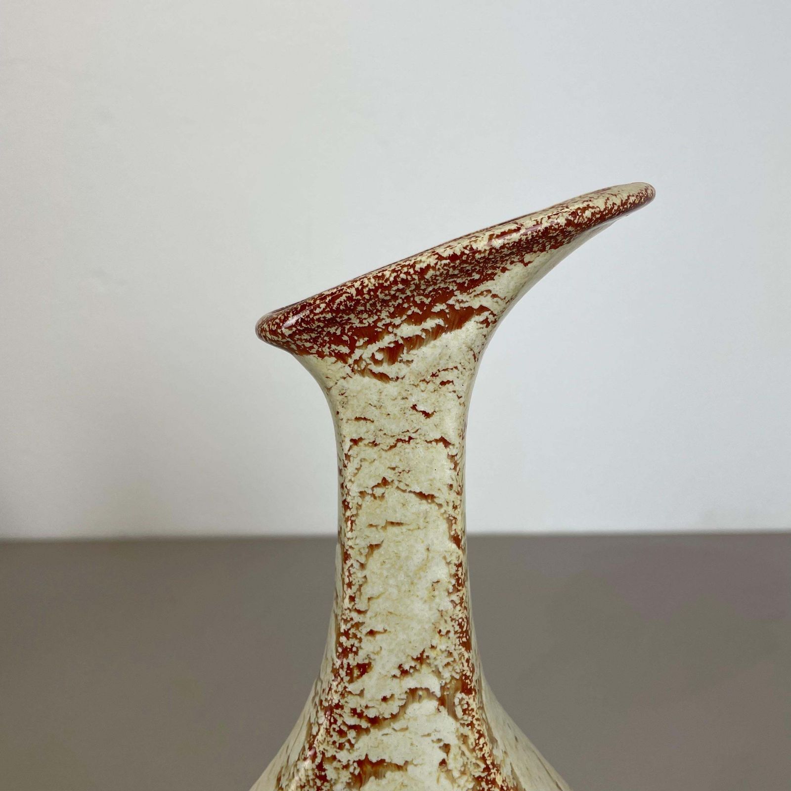 Unique Ceramic Studio Pottery Vase By Bertoncello Schiavon Ceramics, Italy 1970s photo vinterior