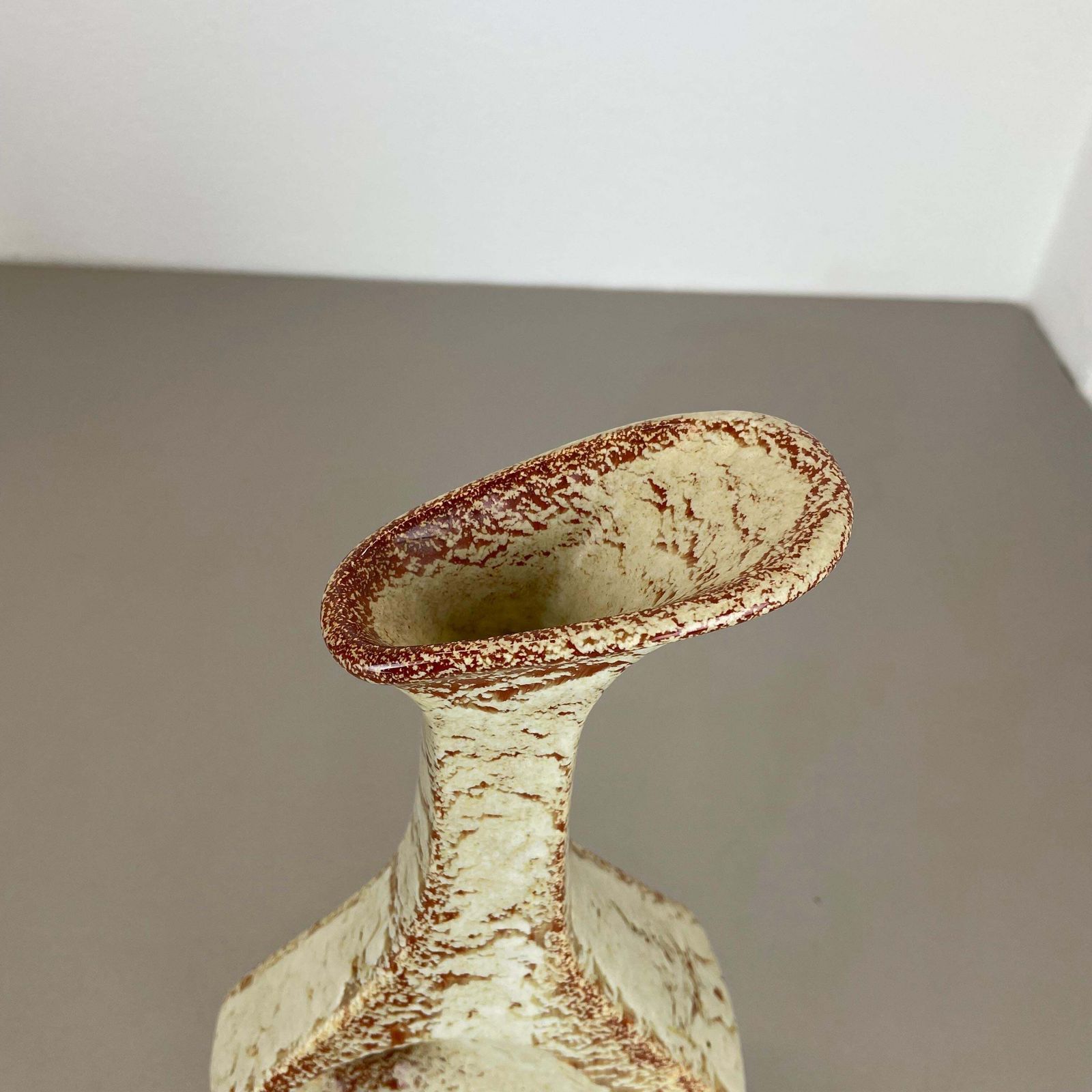 Unique Ceramic Studio Pottery Vase By Bertoncello Schiavon Ceramics, Italy 1970s photo buy
