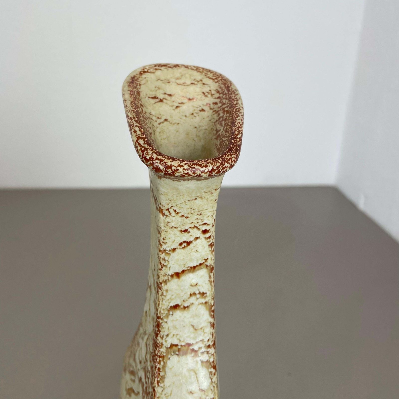 390.0 Unique Ceramic Studio Pottery Vase By Bertoncello Schiavon Ceramics, Italy 1970s photo