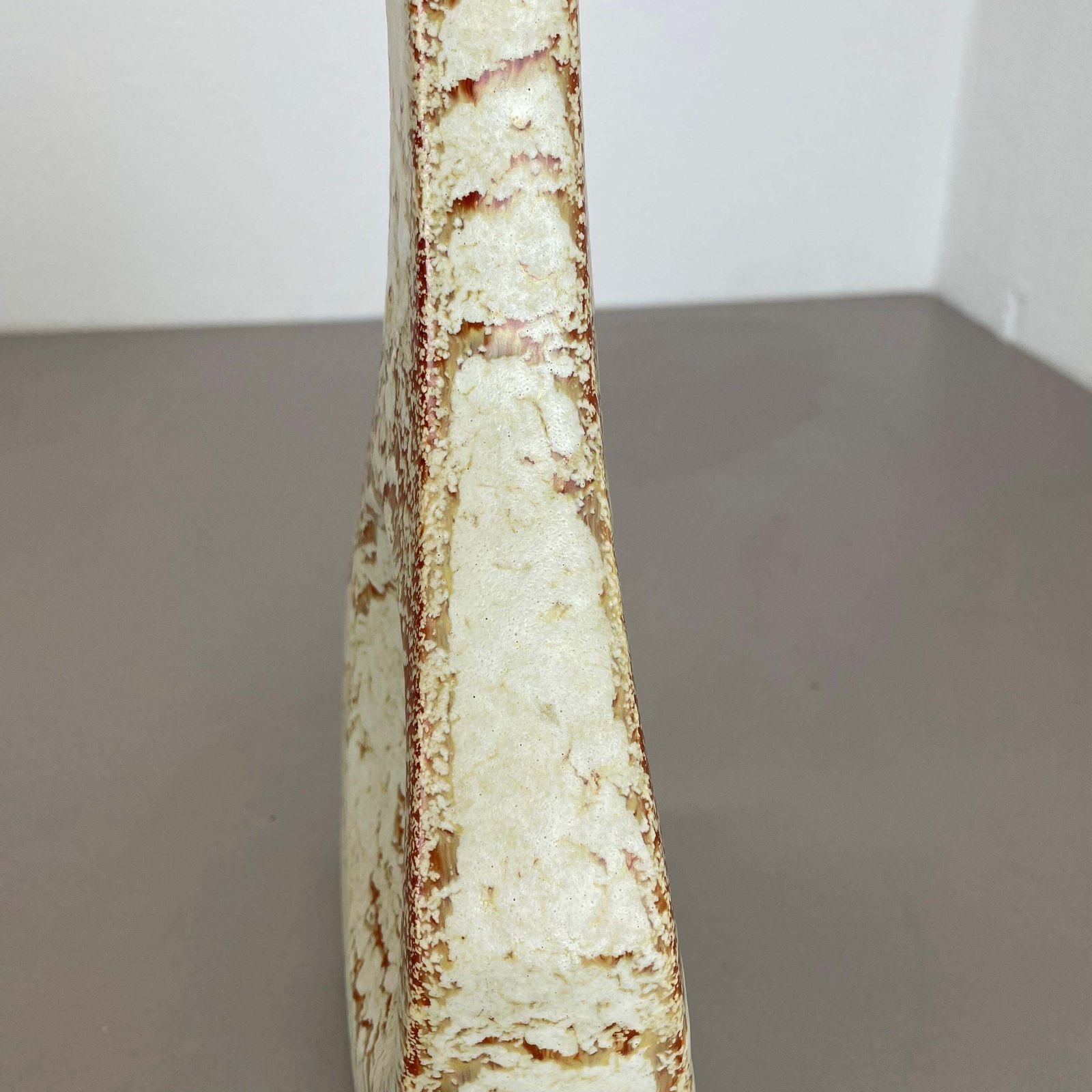 photo vinterior Unique Ceramic Studio Pottery Vase By Bertoncello Schiavon Ceramics, Italy 1970s