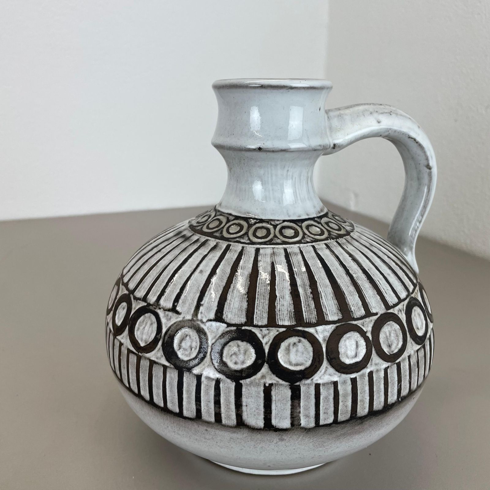 Rare Wgp Fat Lava Ceramic "Polaris" Vase Element By Ceramano, Germany, 1960s photo 390.0